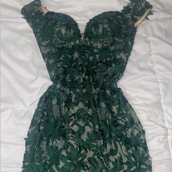 zoey grey | Dresses | Hunter Green Prom Dress | Poshmark